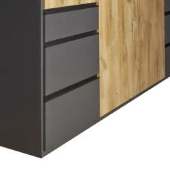 Kledingkasten< Kledingkast Oss Naturel - 200x236x58 cm
