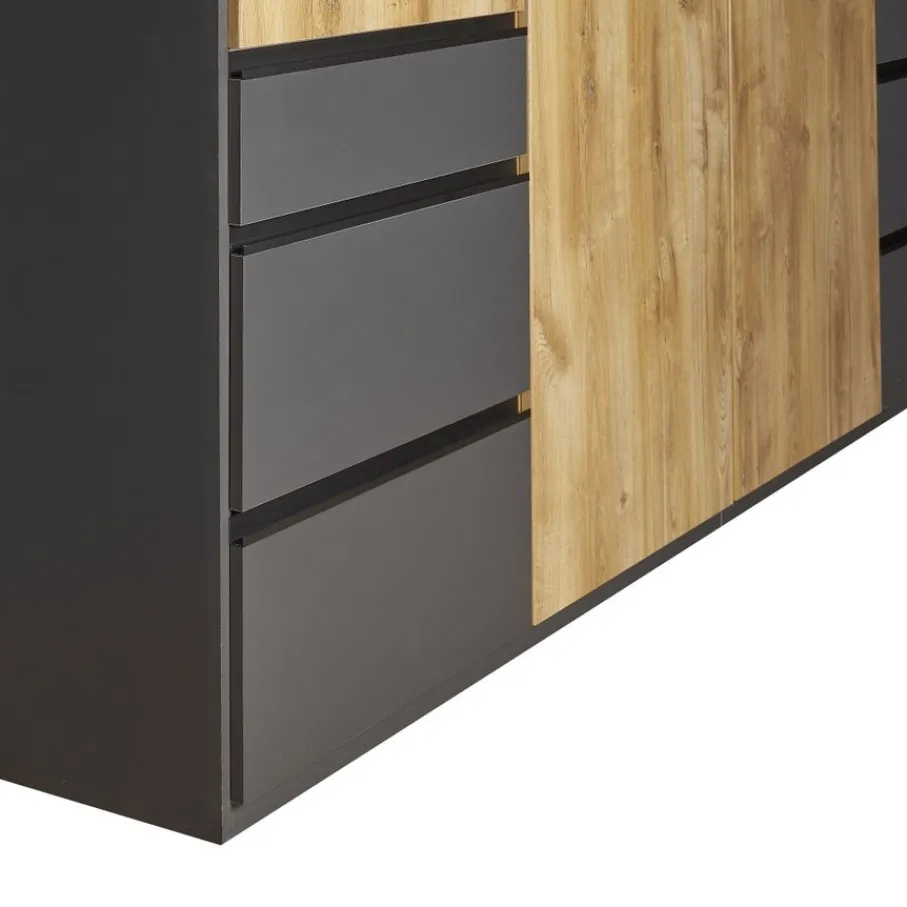 Kledingkasten< Kledingkast Oss Naturel - 200x236x58 cm