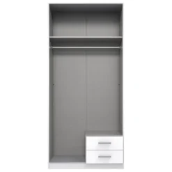 Kledingkasten< Kledingkast Stratum Naturel - 90x199x58 cm