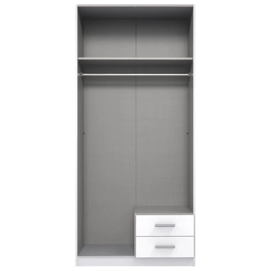 Kledingkasten< Kledingkast Stratum Naturel - 90x199x58 cm