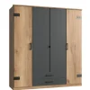 Kledingkasten< Kledingkast Stratum Naturel - 180x199x58 cm