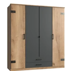 Kledingkasten< Kledingkast Stratum Naturel - 180x199x58 cm