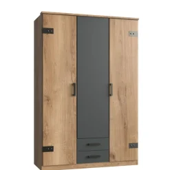 Kledingkasten< Kledingkast Stratum Naturel - 135x199x58 cm