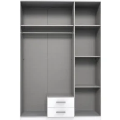 Kledingkasten< Kledingkast Stratum Naturel - 135x199x58 cm