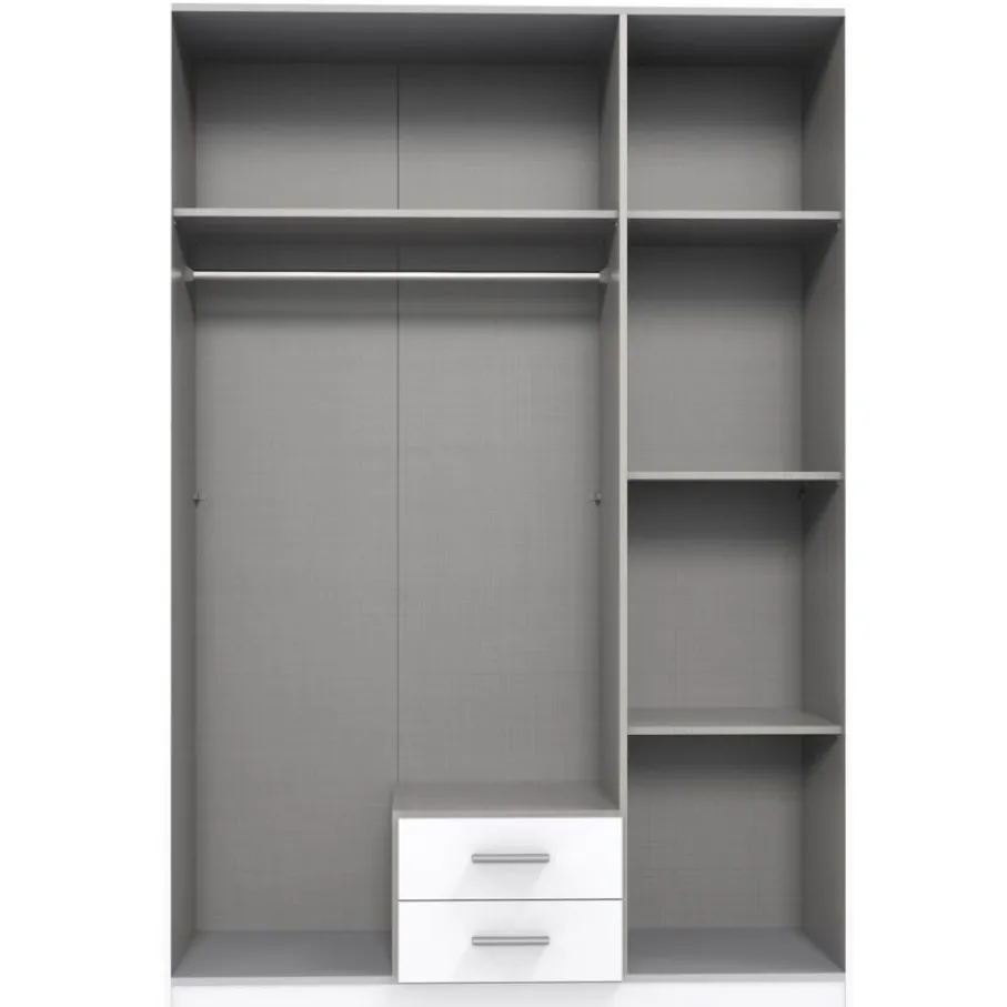 Kledingkasten< Kledingkast Stratum Naturel - 135x199x58 cm
