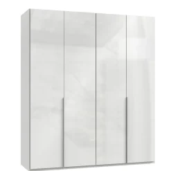 Kledingkasten< Kledingkast Tudela Hoogglans Wit - 180x210x58 cm