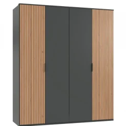 Kledingkasten< Kledingkast Veghel Donkergrijs - 180x210x58 cm