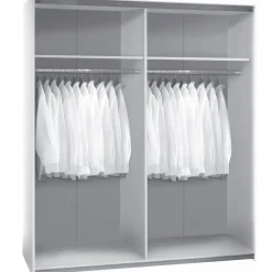 Kledingkasten< Kledingkast Victor Wit - 170x195x59 cm