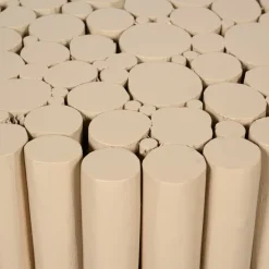 Poefs & Krukjes< Kruk Fernando Taupe - Ø30 cm