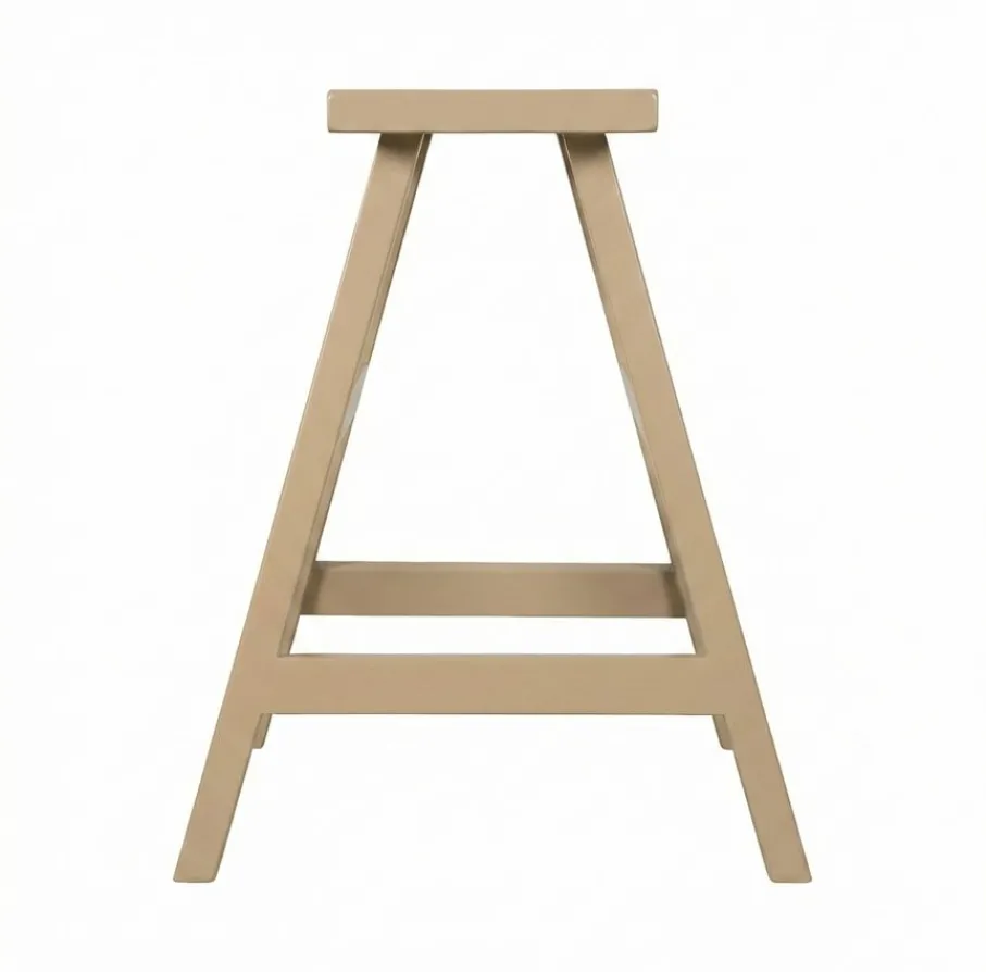 Poefs & Krukjes< Kruk Monto Grijs / Beige - 40x20 cm