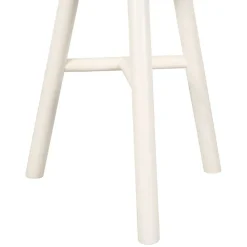 Poefs & Krukjes< Kruk Todi Wit - Ø 40 cm