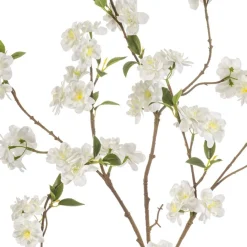 Kunstplanten & Bloemen< Kunstbloem Apple Blossom Wit - 120 cm