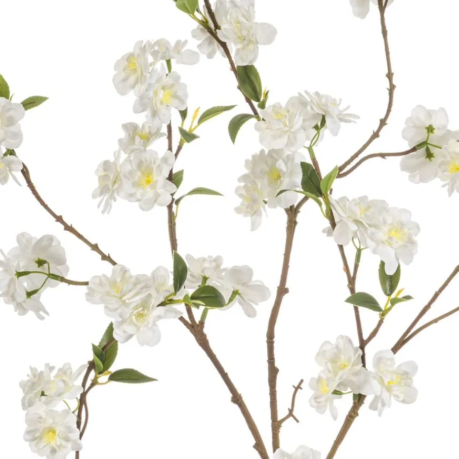 Kunstplanten & Bloemen< Kunstbloem Apple Blossom Wit - 120 cm