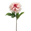 Kunstplanten & Bloemen< Kunstbloem Dahlia Roze - 65 cm