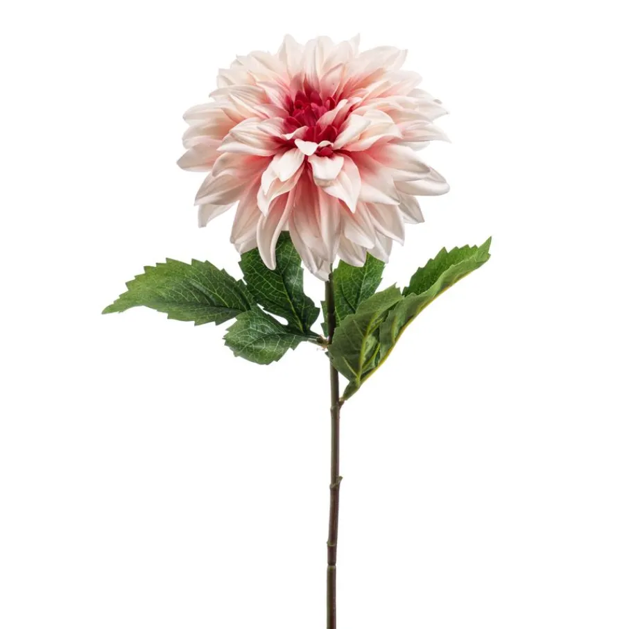 Kunstplanten & Bloemen< Kunstbloem Dahlia Roze - 65 cm