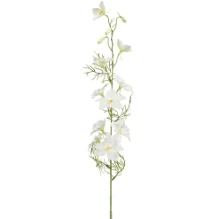 Kunstplanten & Bloemen< Kunstbloem Delphinium Crème - 88 cm