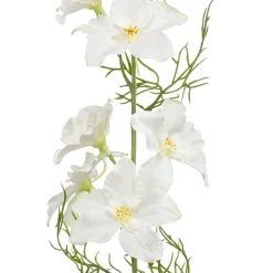 Kunstplanten & Bloemen< Kunstbloem Delphinium Crème - 88 cm