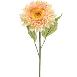 Kunstplanten & Bloemen< Kunstbloem Helianthus Lichtoranje - 65 cm