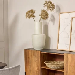 Kunstplanten & Bloemen< Kunstbloem Heracleum Bruin - 80 cm