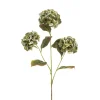 Kunstplanten & Bloemen< Kunstbloem Hydrangea Groen - 77 cm