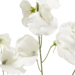 Kunstplanten & Bloemen< Kunstbloem Lathyrus Crème - 75 cm