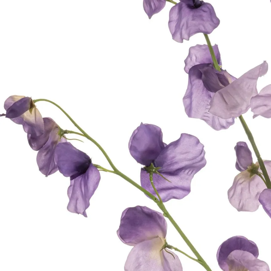 Kunstplanten & Bloemen< Kunstbloem Lathyrus Paars - 113 cm