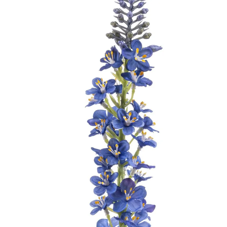 Kunstplanten & Bloemen< Kunstbloem Lysimachia Blauw - 66 cm