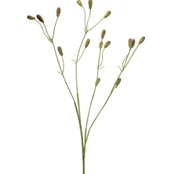 Kunstplanten & Bloemen< Kunstbloem Sanguisorba Groen / Bruin - 78 cm