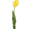 Kunstplanten & Bloemen< Kunstbloem Tulip Geel - 68 cm
