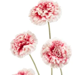 Kunstplanten & Bloemen< Kunstbloem Zinnia Roze - 90 cm