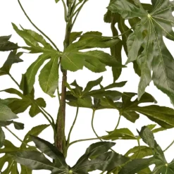 Kunstplanten & Bloemen< Kunstplant Fatsia Groen - 150 cm hoog