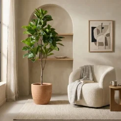 Kunstplanten & Bloemen< Kunstplant Ficus Benghalensis Groen - 170 cm hoog