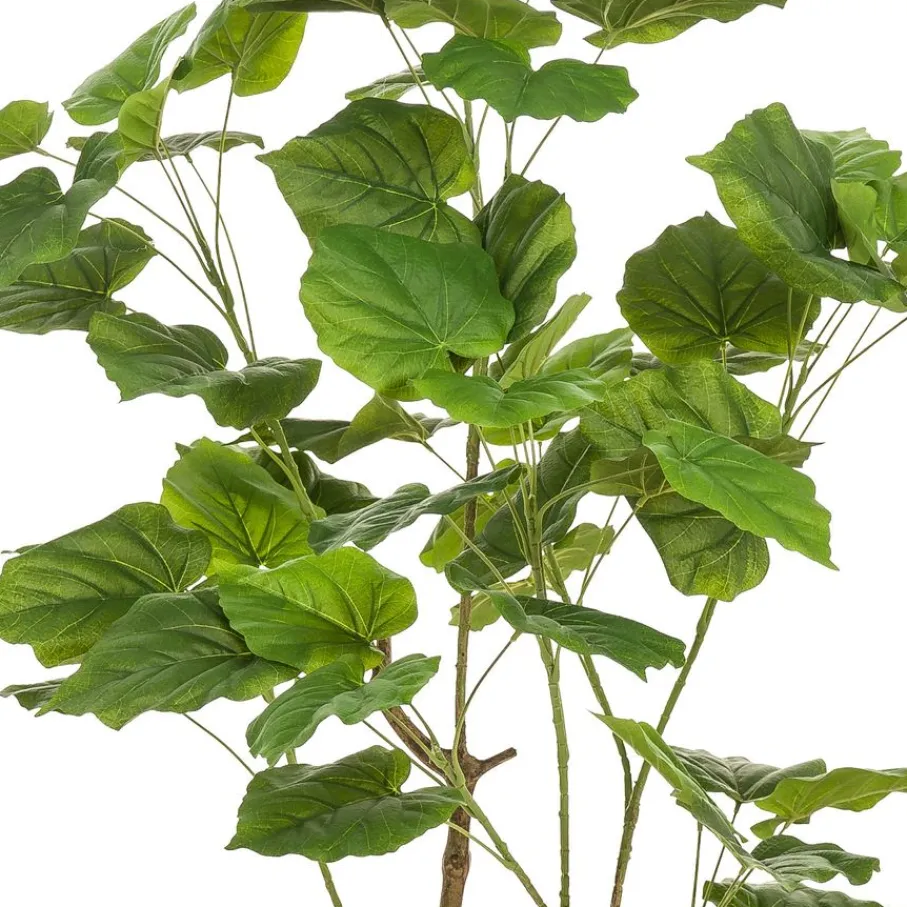 Kunstplanten & Bloemen< Kunstplant Ficus Umbellata Groen - 125 cm hoog