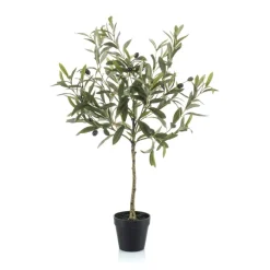 Kunstplanten & Bloemen< Kunstplant Olive Groen - 70 cm hoog