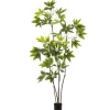 Kunstplanten & Bloemen< Kunstplant Schefflera Groen - 195 cm hoog
