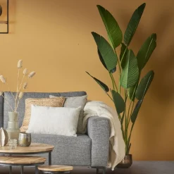 Kunstplanten & Bloemen< Kunstplant Strelitzia Groen - 230  cm hoog