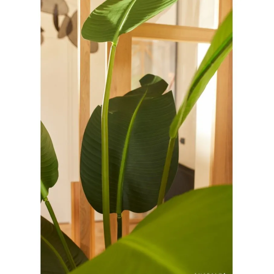 Kunstplanten & Bloemen< Kunstplant Strelitzia Groen - 230 cm hoog