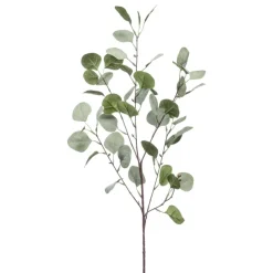 Kunstplanten & Bloemen< Kunsttak Eucalyptus Groen - 90 cm