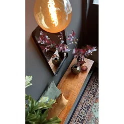 Kunstplanten & Bloemen< Kunsttak Eucalyptus Rood - 80 cm