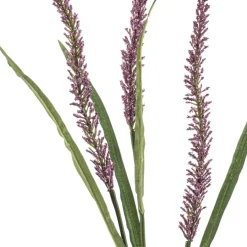 Kunstplanten & Bloemen< Kunsttak Grass Flower Paars - 115 cm