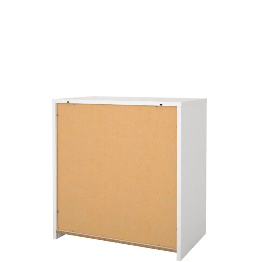 Opbergkasten< Ladekast Atlanta Wit - 80x84x48 cm