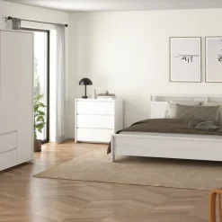 Opbergkasten< Ladekast Atlanta Wit - 80x84x48 cm