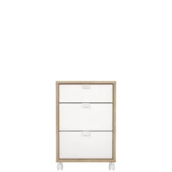 Opbergkasten< Ladekast Bram Eiken / Wit - 41x61x49 cm
