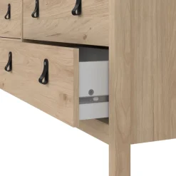 Ladekasten|Dressoirs< Ladekast Dallas Eiken - 160x80x39 cm