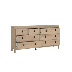 Ladekasten|Dressoirs< Ladekast Dallas Eiken - 160x80x39 cm