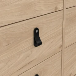 Ladekasten|Dressoirs< Ladekast Dallas Eiken - 160x80x39 cm