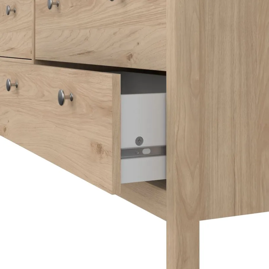 Ladekasten|Dressoirs< Ladekast Dallas Eiken - 160x80x39 cm