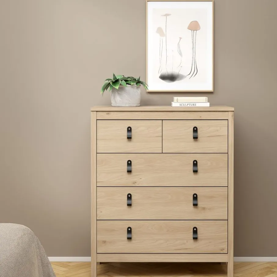 Opbergkasten< Ladekast Dallas Eiken - 83x99x39 cm