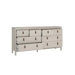 Ladekasten|Dressoirs< Ladekast Dallas Taupe - 160x80x39 cm