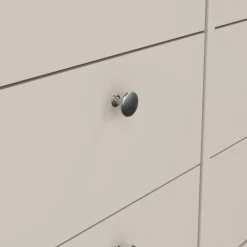 Ladekasten|Dressoirs< Ladekast Dallas Taupe - 160x80x39 cm
